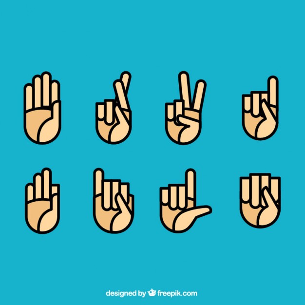 Sign language icons Vector | Free Download - ClipArt Best - ClipArt Best