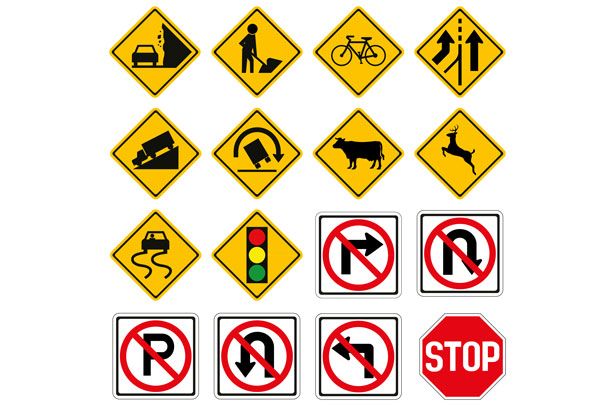 Traffic Signs And Their Meanings - ClipArt Best