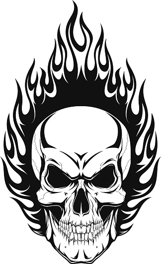 Skulls And Flames Pictures - ClipArt Best