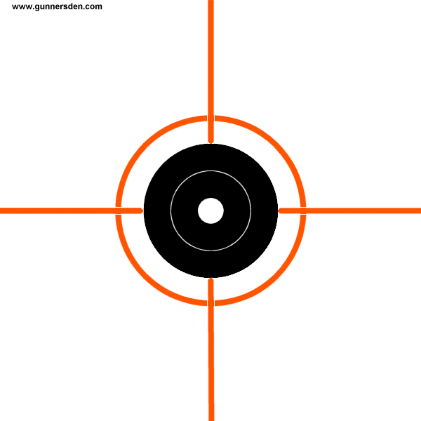 Rifles / Free Targets / 50 Yard Bullseye Target - ClipArt Best ...