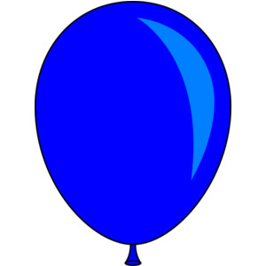 Blue Balloon clip art - Polyvore - ClipArt Best - ClipArt Best