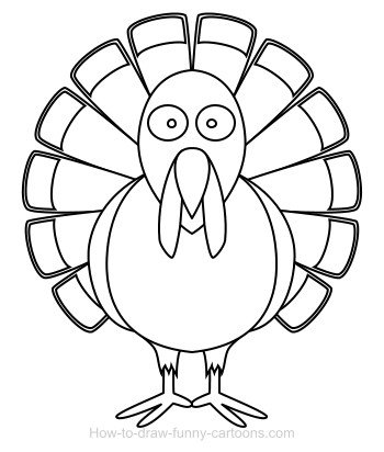 Drawing a turkey cartoon - ClipArt Best - ClipArt Best