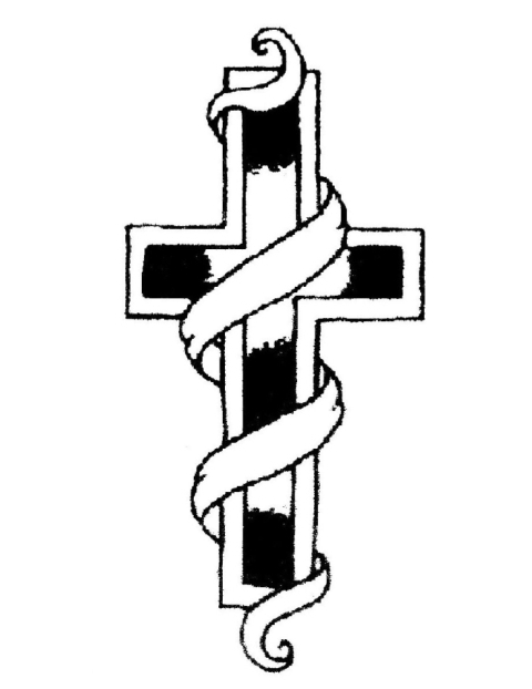 Cross With Ribbon - ClipArt Best
