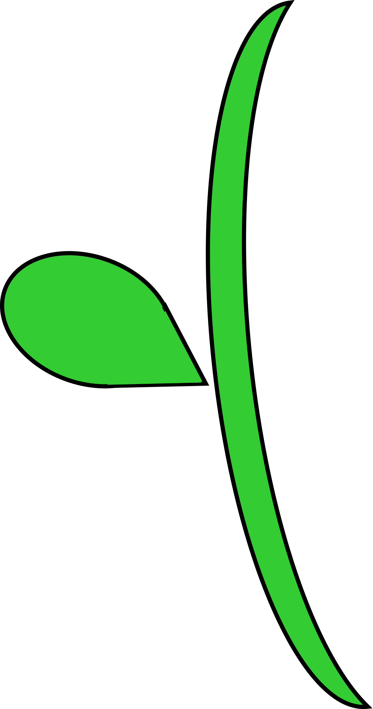 Flower Stem With Leaves - ClipArt Best