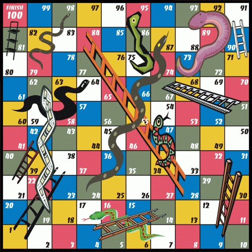 Snake From Ladders And Snakes - ClipArt Best