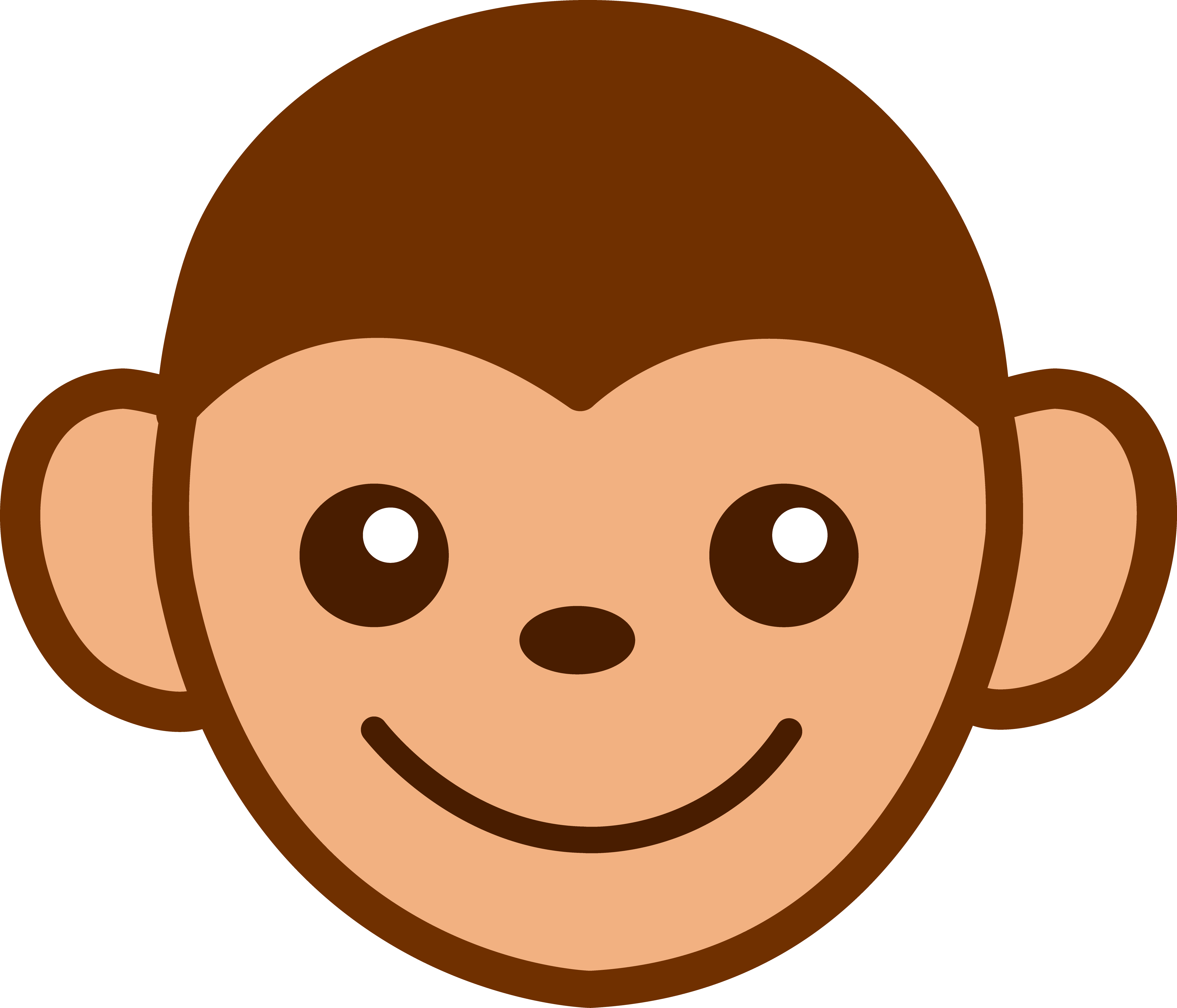 cute cartoon animated monkey