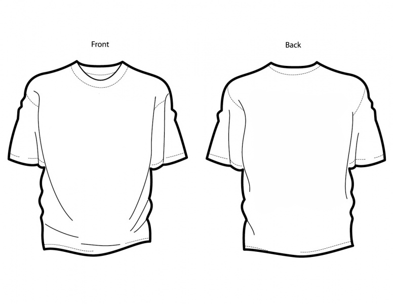 Tshirt Template | Free Download Clip Art | Free Clip Art | on ...