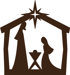 Manger Silhouette Free - ClipArt Best