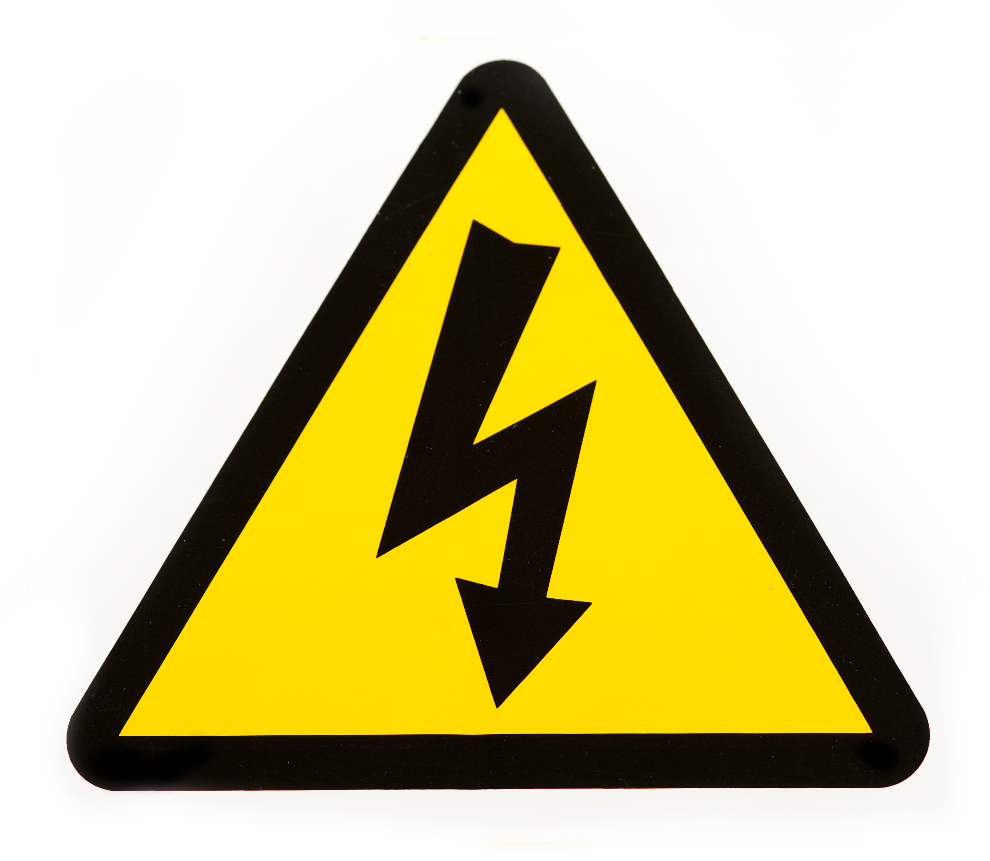 Electrical Safety Symbols Clip Art Electricity Warning Sign Vector | My ...