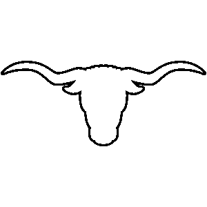 Longhorn Outline - ClipArt Best