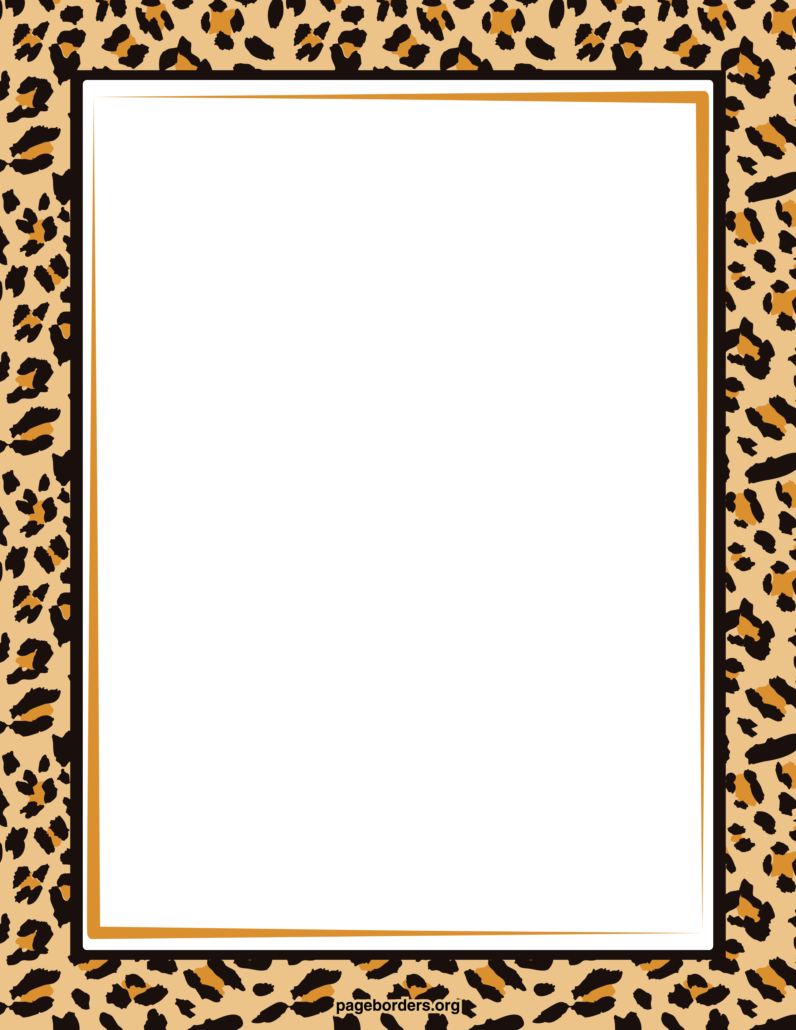 Leopard Print Wallpaper Border at Melissa Davis blog