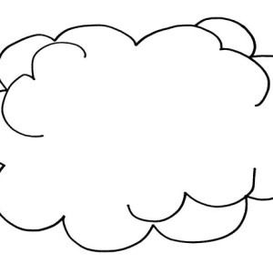 The Moon and The Clouds Coloring Page | Kids Play Color - ClipArt Best ...