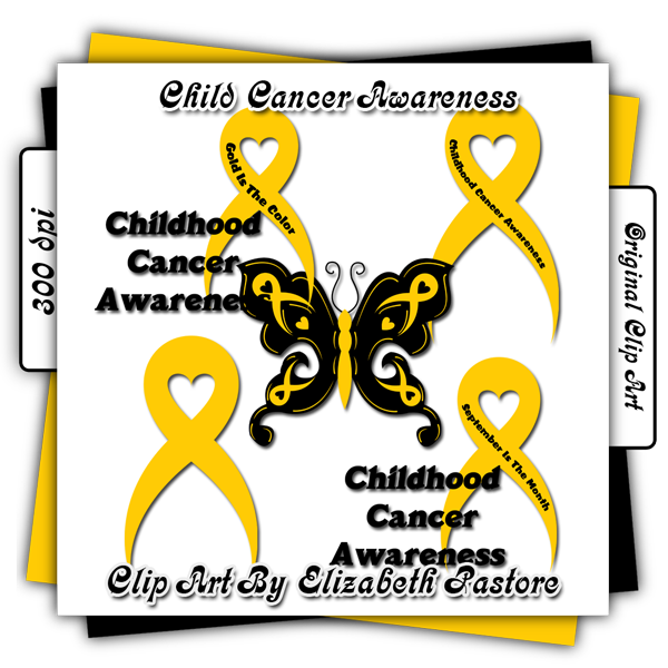 Yellow Cancer Ribbon - ClipArt Best