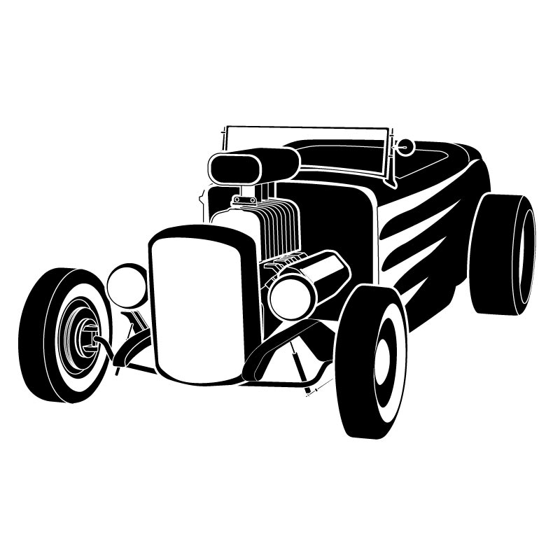 Hot Rod Clipart Vector Clipart Best Clipart Best