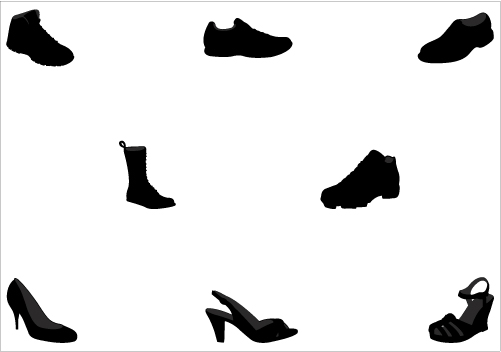 Shoe Silhouette Clip Art - ClipArt Best