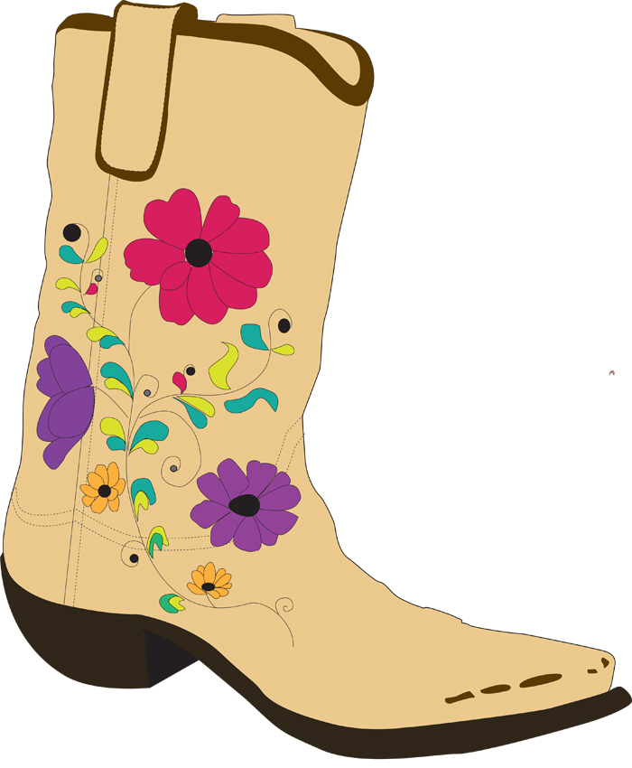 Cowboy Boots Cartoon ~ Cowboy Boots Cartoon — Stock Vector ...