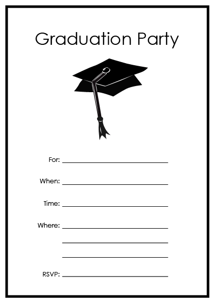 Free Printable Graduation Stationery - ClipArt Best