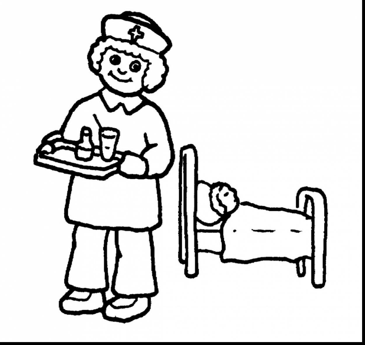 wonderful miffy coloring pages with nurse coloring pages ... - ClipArt ...