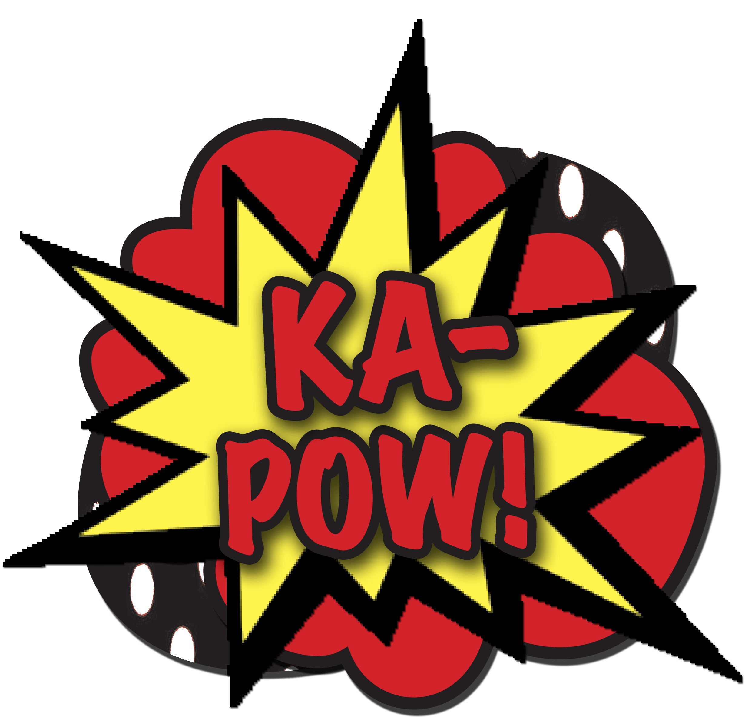 Pow Png Bom Picture Library Girl Superheroes Cupcake Toppers Clipart ...