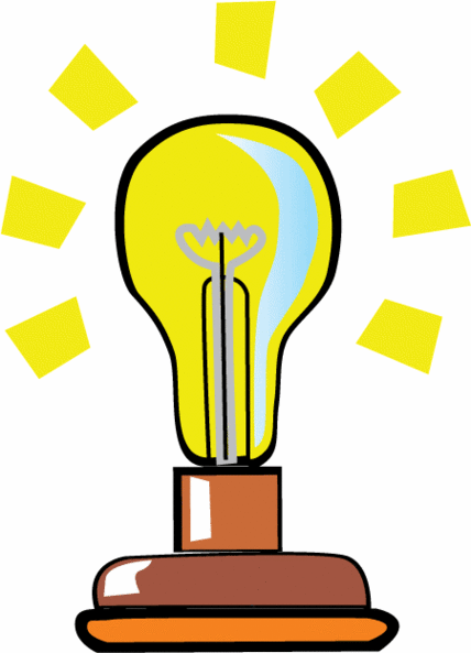 Animated Gif Light Bulb Clipart - Free to use Clip Art Resource