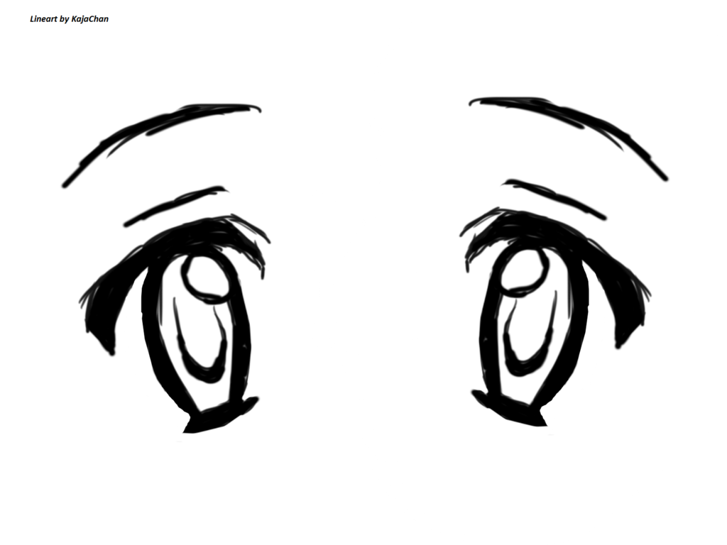 Eyes - Lineart by KajaChan on DeviantArt - ClipArt Best - ClipArt Best