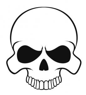 How to Draw an Easy Skull, Step by Step, Skulls, Pop Culture, FREE ...