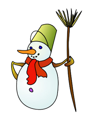 Snowman Clip Art Cartoon Christmas Illustration | Just Free Image ...