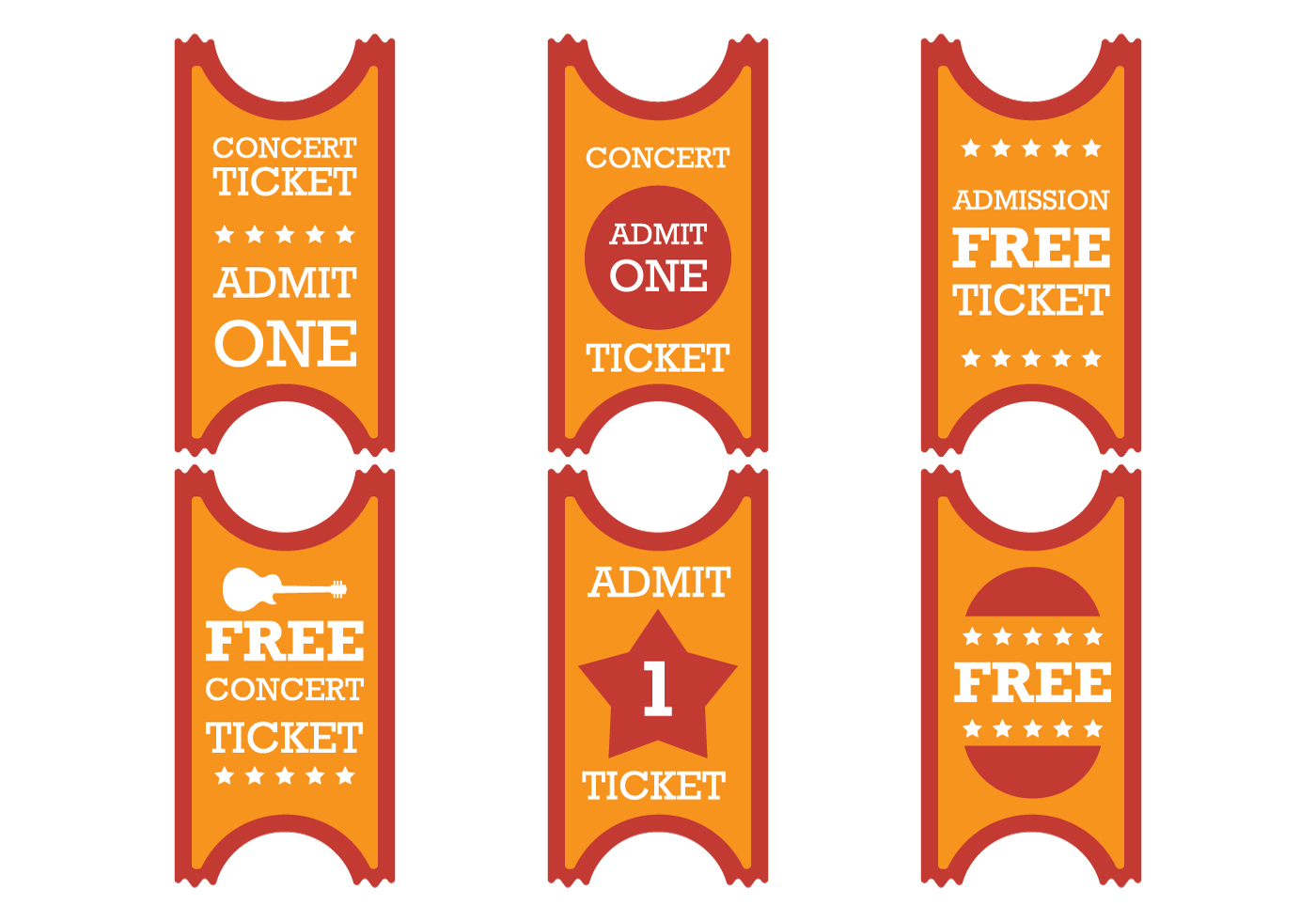 Concert Ticket Free Vector Art - (478 Free Downloads) - ClipArt Best ...