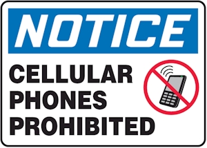 Cell Phone Prohibited - ClipArt Best