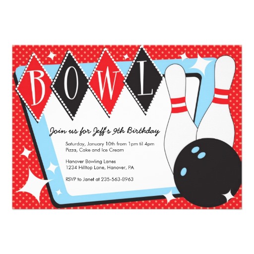8 Best Images of Make Printable Invitations Bowling - Bowling ...