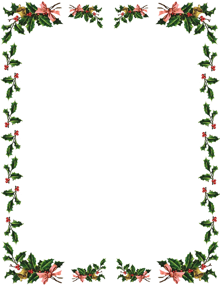 Christmas Borders And Frames | New Calendar Template Site