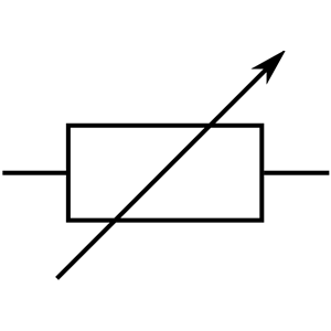 Variable Resister Component Symbol - ClipArt Best