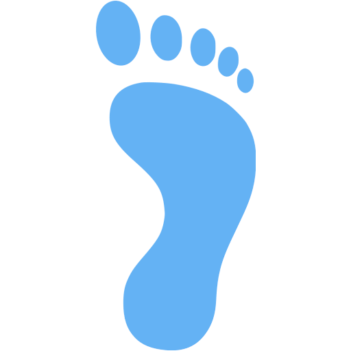 Blue Footprint. Trademarc - ClipArt Best
