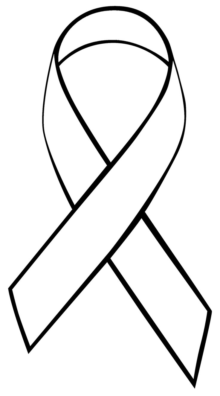 Blank Cancer Ribbon - ClipArt Best