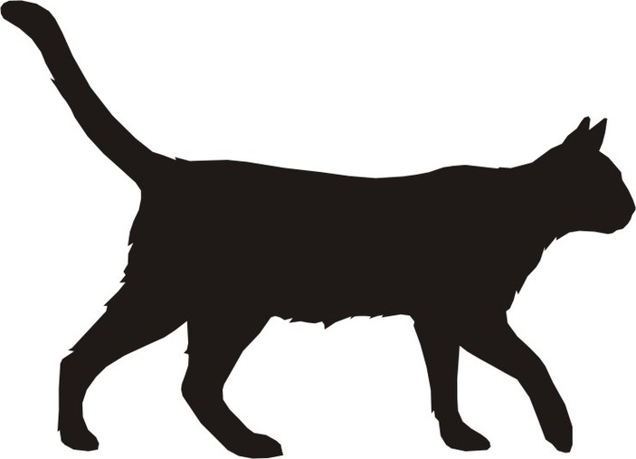 Cat Silhouette Outline - ClipArt Best