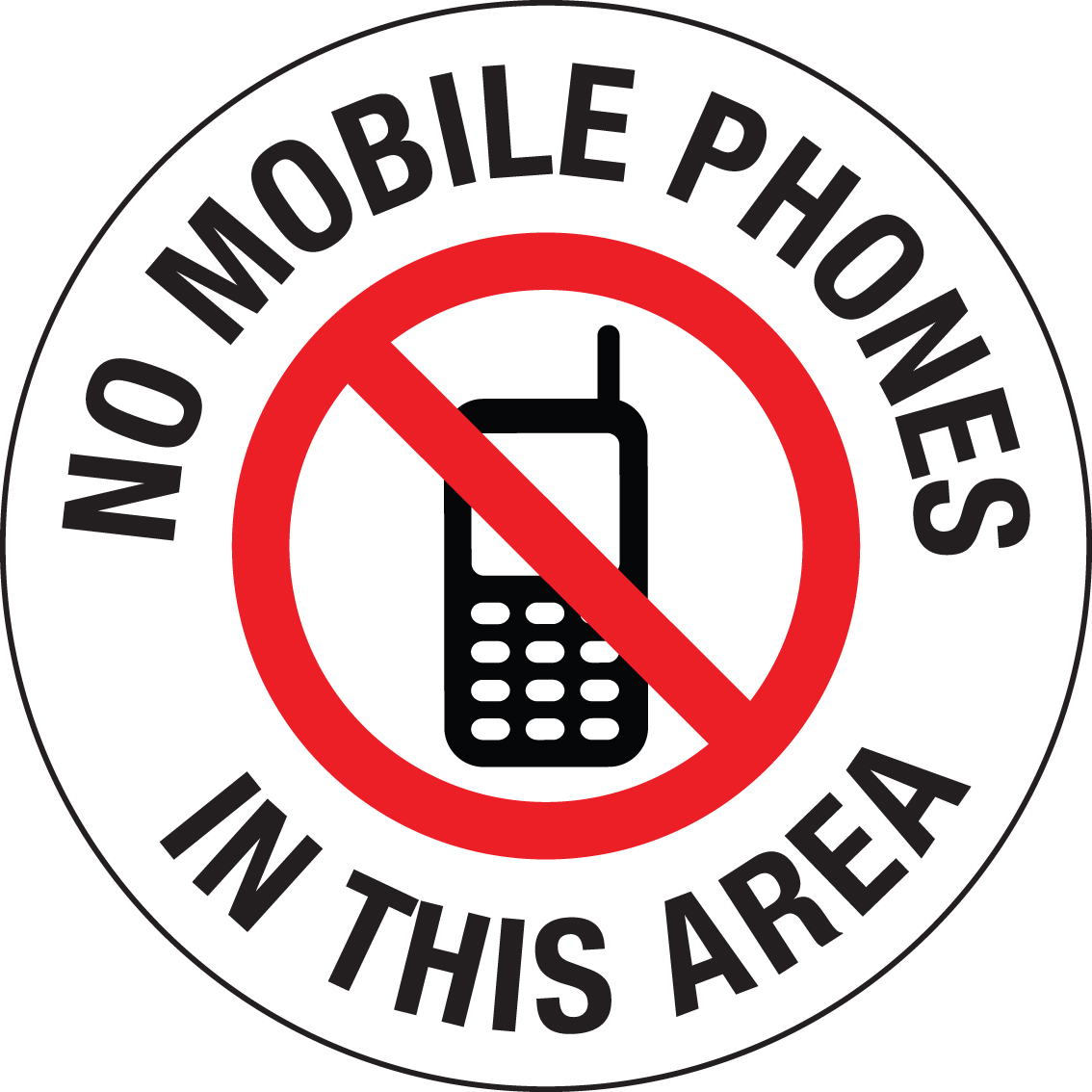 No Mobiles Allowed Sign - ClipArt Best