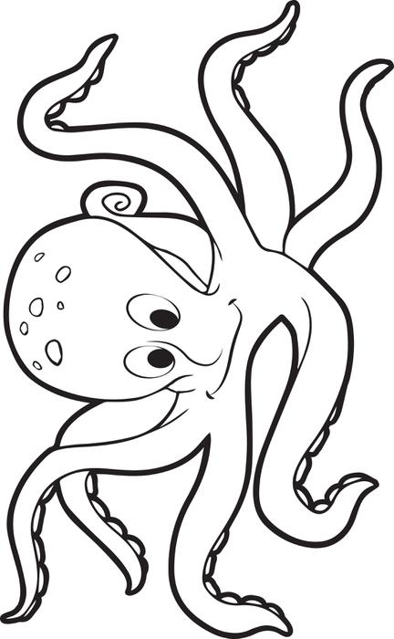 Free, Printable Octopus Coloring Page for Kids - ClipArt Best - ClipArt ...