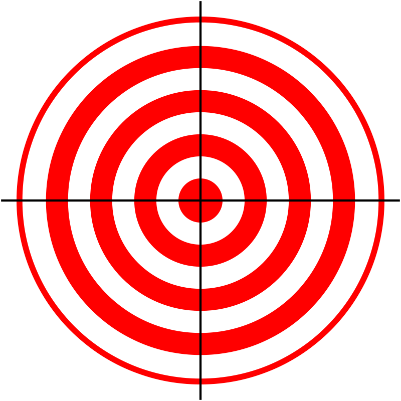 Cartoon Archery Target Clipart