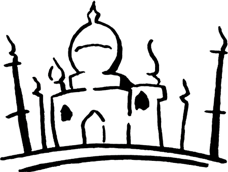 Kubah Masjid White - ClipArt Best