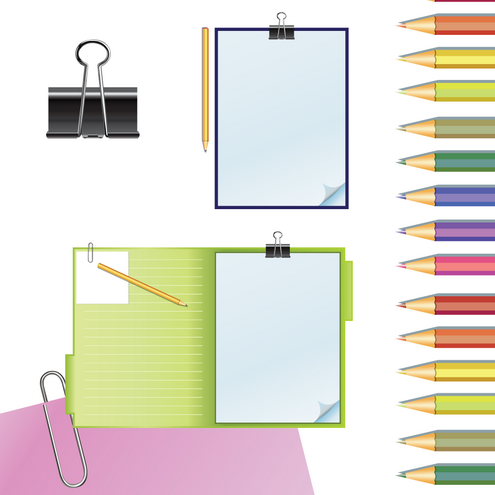 vector-clipboard-and-pencils- ... - ClipArt Best - ClipArt Best