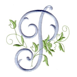 Alphabet - The Rose monogram alphabet for machine embroidery NPE ...