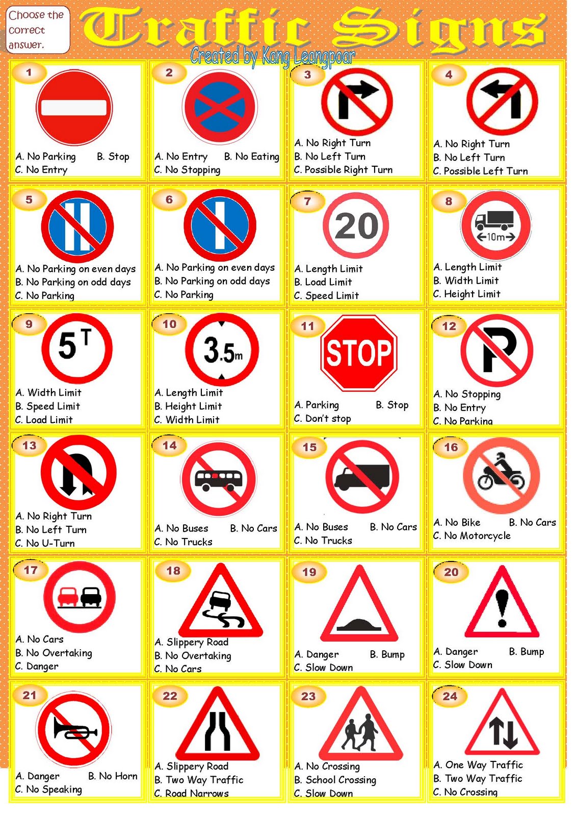 Traffic Signs And Their Meanings - vrogue.co
