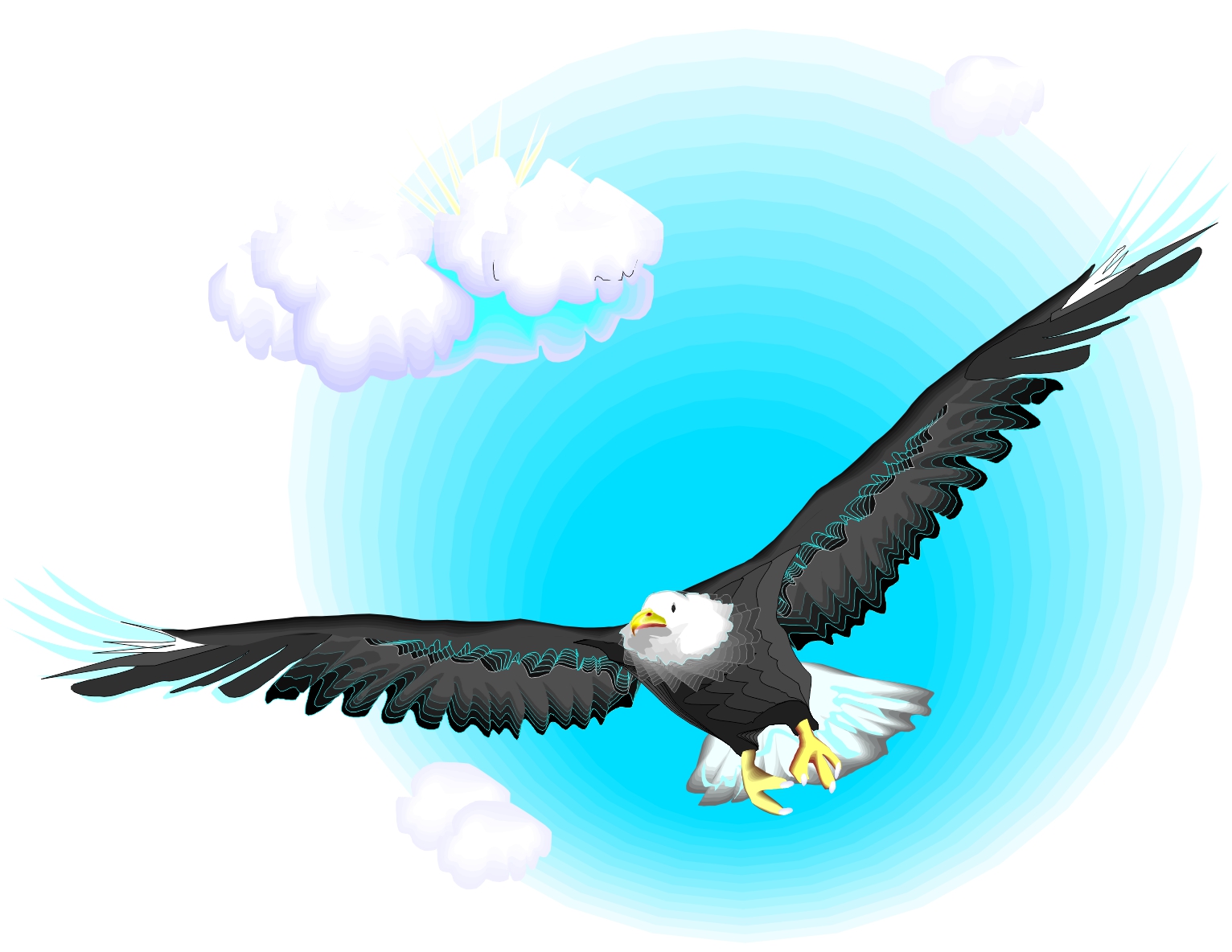 Cartoon Eagle Flying - ClipArt Best