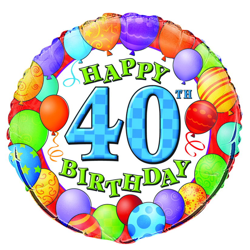 Happy 40th Birthday Images - ClipArt Best