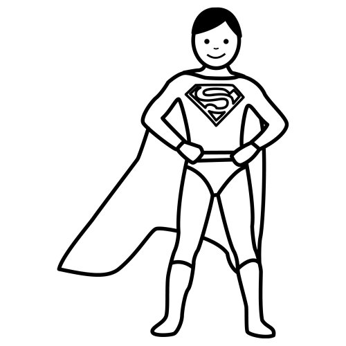 S de superman para colorear - Imagui - ClipArt Best - ClipArt Best