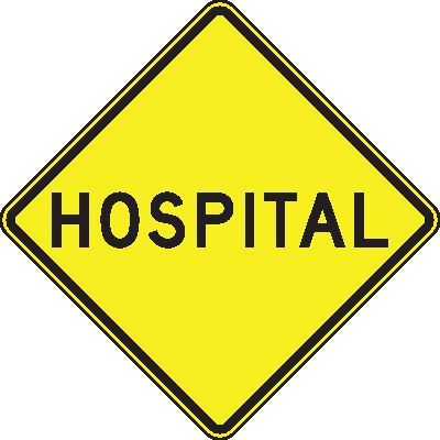 Hospital Traffic Sign - ClipArt Best