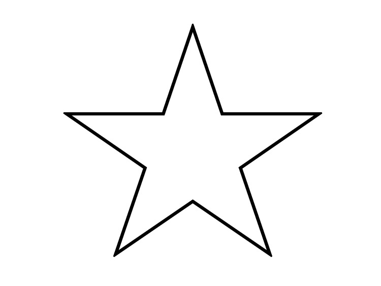 Star Stencil - ClipArt Best