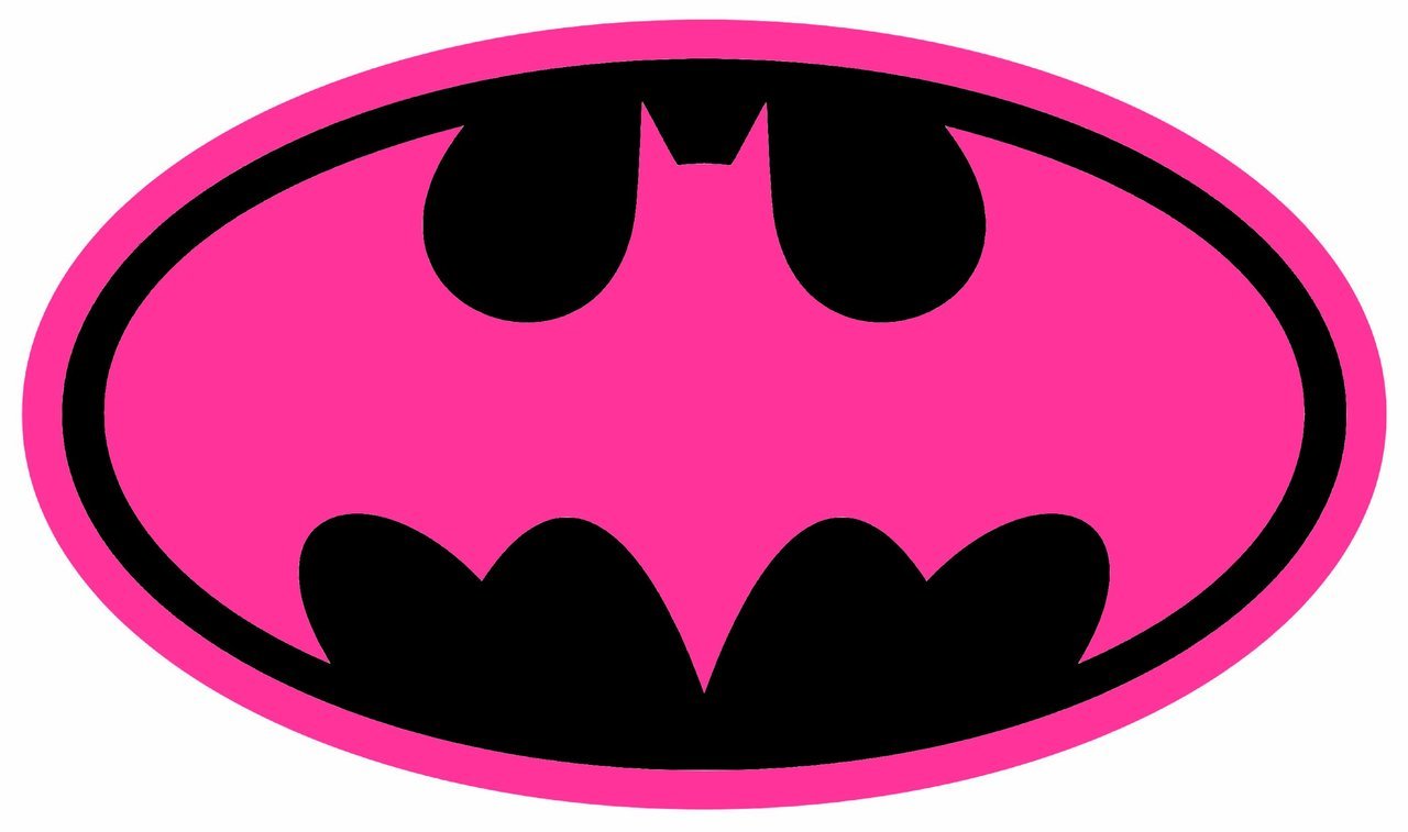 Batman Logo Pink Clipart Best - Riset