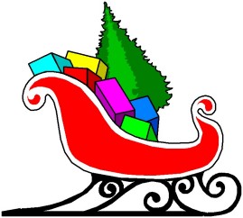 Santa Sleigh And Reindeer Clip Art Picture Tattoos - ClipArt Best ...