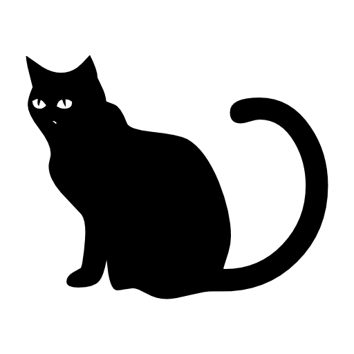 Collection of black cat icons free download - ClipArt Best - ClipArt Best